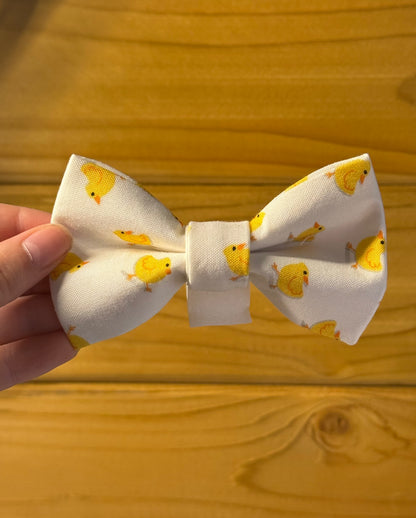 Fuzzy chicks bow tie