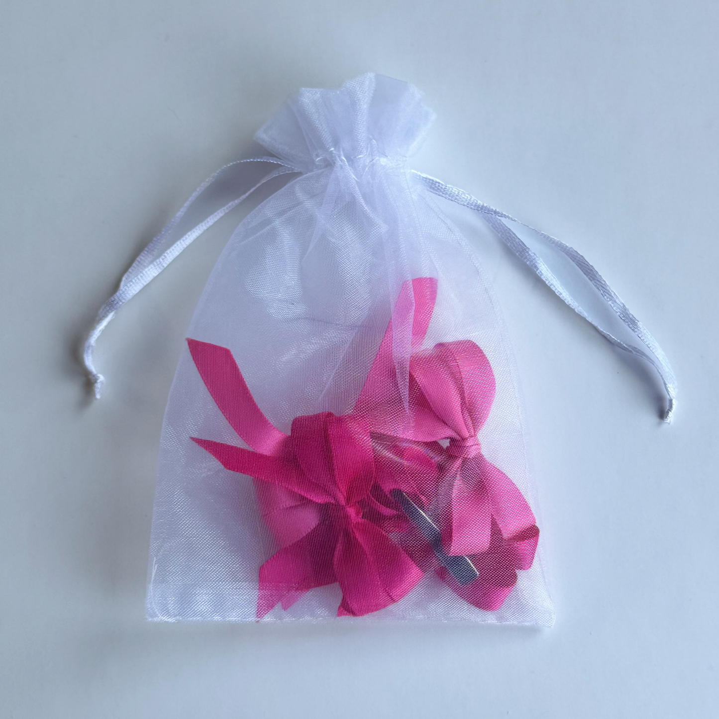 Pink mini hair bows