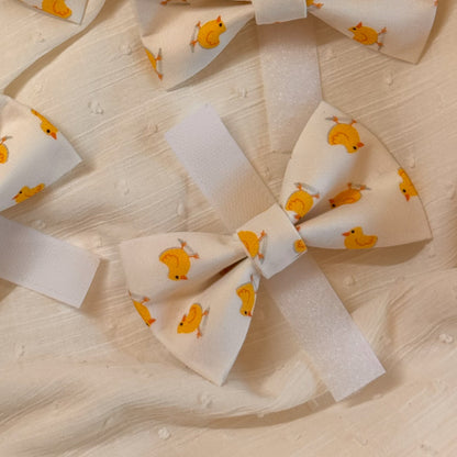 Fuzzy chicks bow tie
